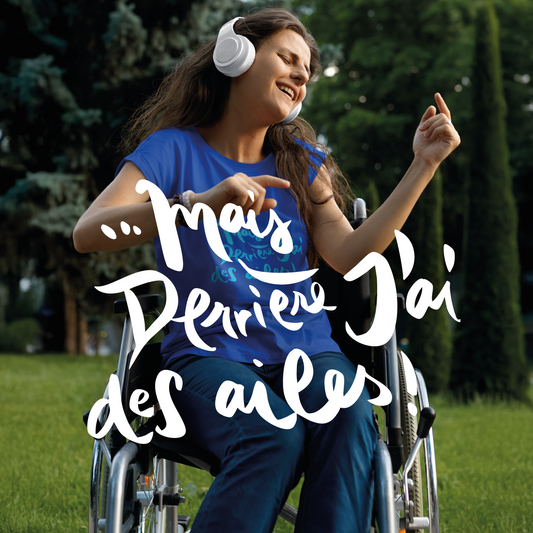 MAIS DERRIERE J'AI DES AILES T-shirt Unisexe à Manches Longues