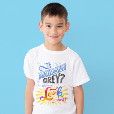 T-shirt Enfant Blanc | Unisexe | 100 % Coton