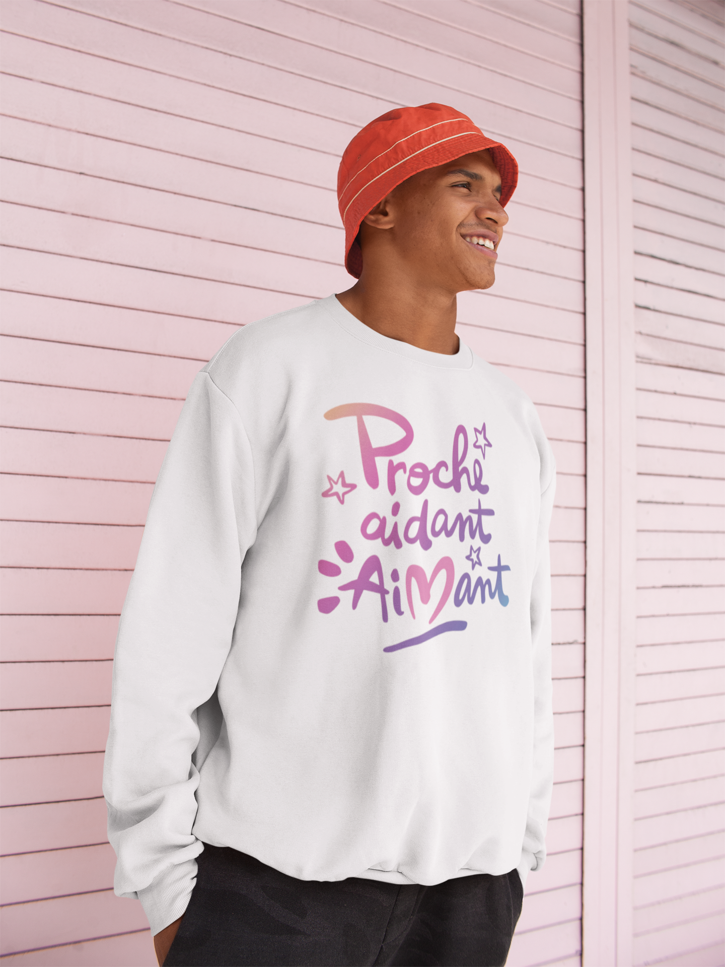 CLOSE TO LOVER White Unisex Premium Sweatshirt