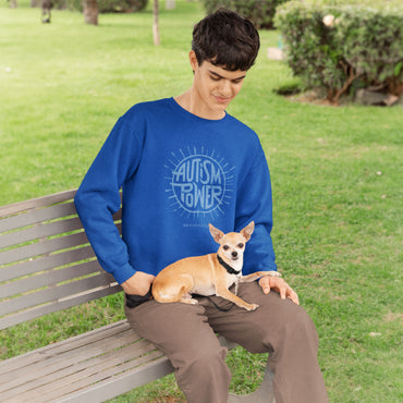 Sweatshirt Autism Blau | Unisex | 80 % Bio-Baumwolle