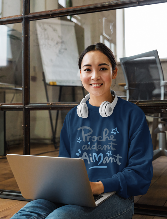 CLOSE MAGNET Navy Unisex Premium Sweatshirt