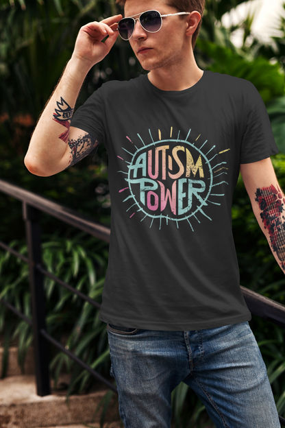 AUTISM POWER GRUNGE Unisex T-Shirt