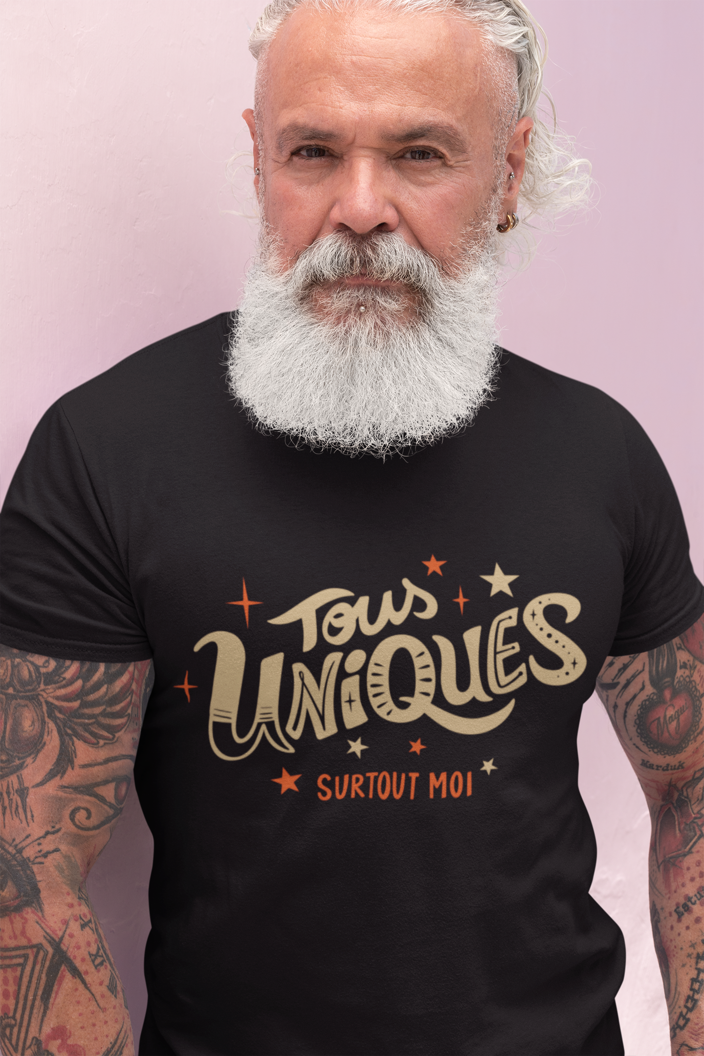 Unisex T-shirt ALL UNIQUE Black