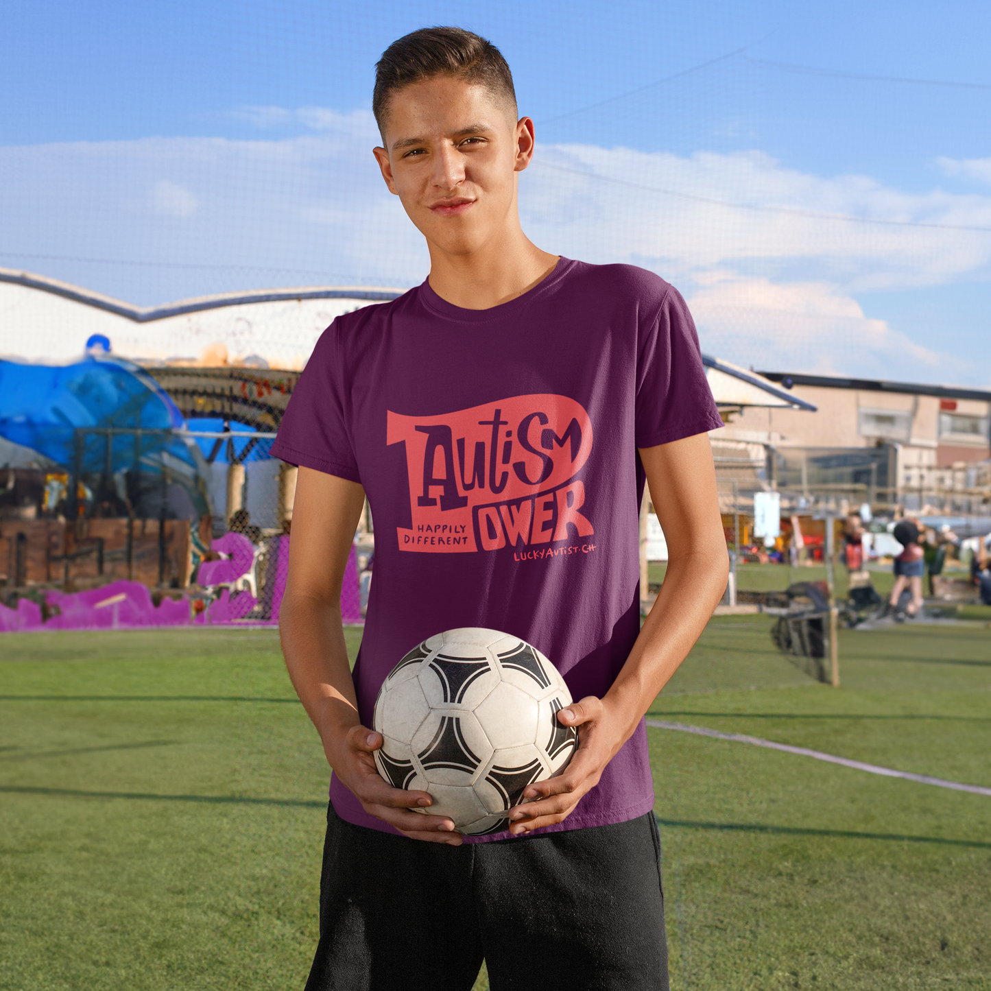 Pflaumenfarbenes T-Shirt | Unisex | 100 % Bio-Baumwolle (in Umstellung)